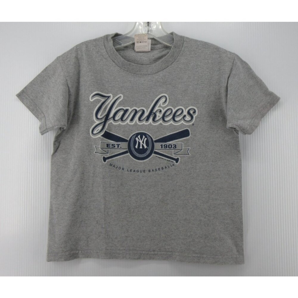 VINTAGE New York Yankees Shirt Boys 8 CSA Baseball MLB Y2K Sportswear Youth